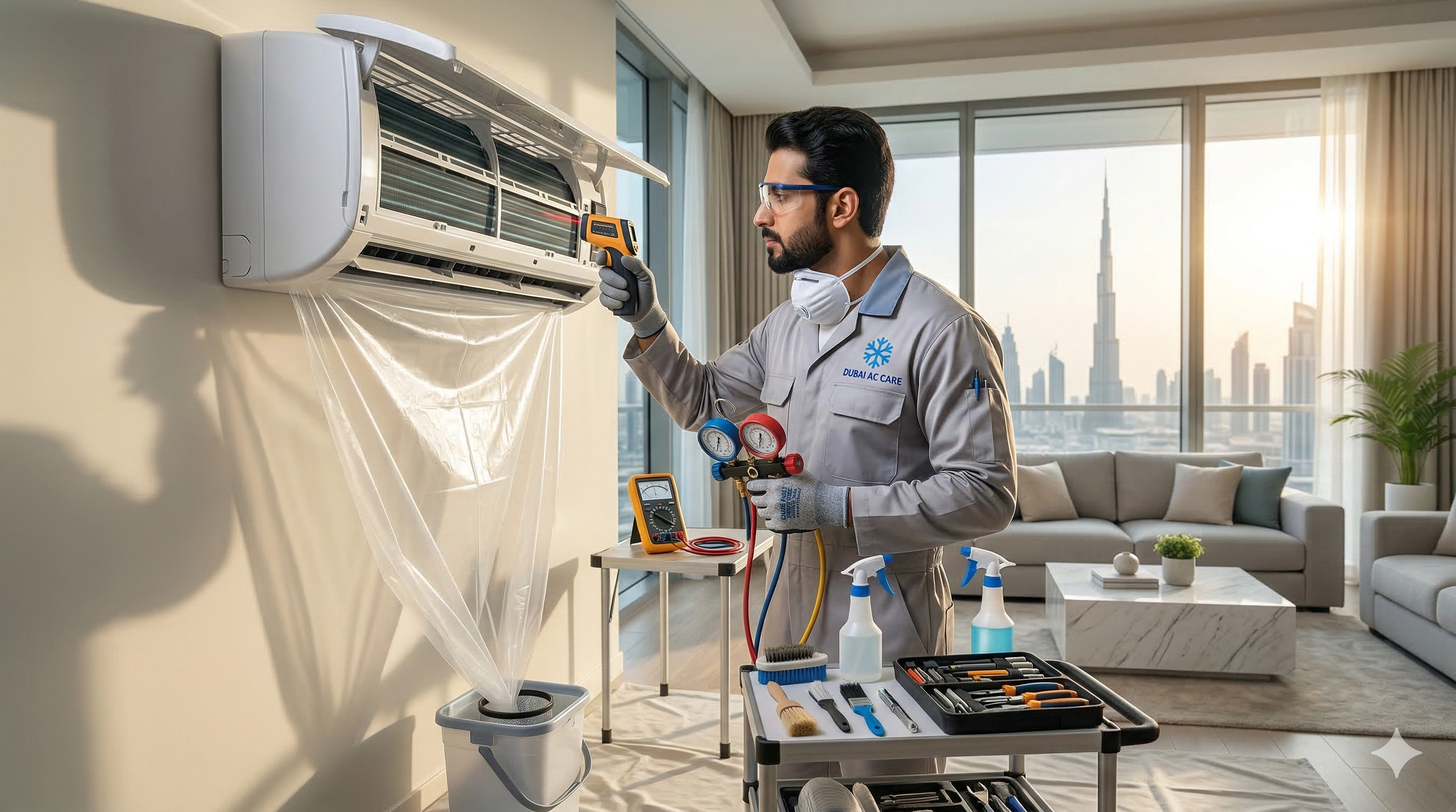 Full AC Unit Deep Clean